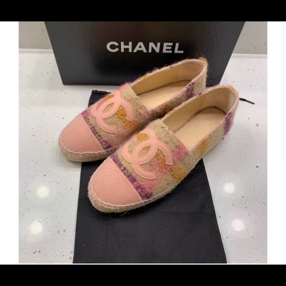 Chanel Pink Espadrille